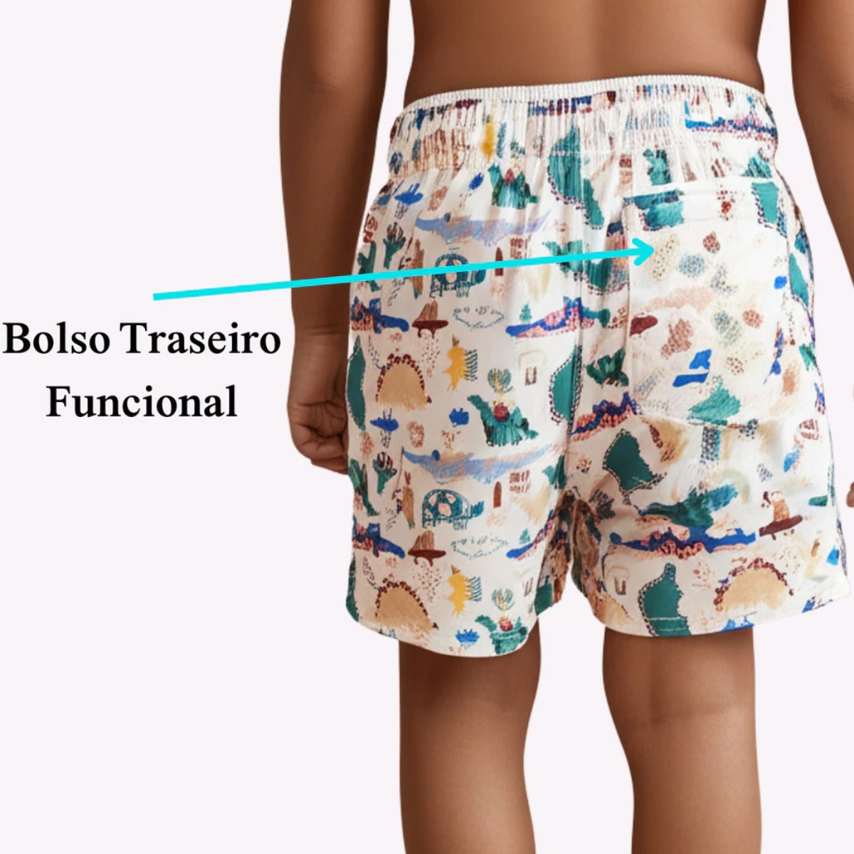 + 27 peças vendidas       Kit 2 Shorts Infantil Cores Variadas