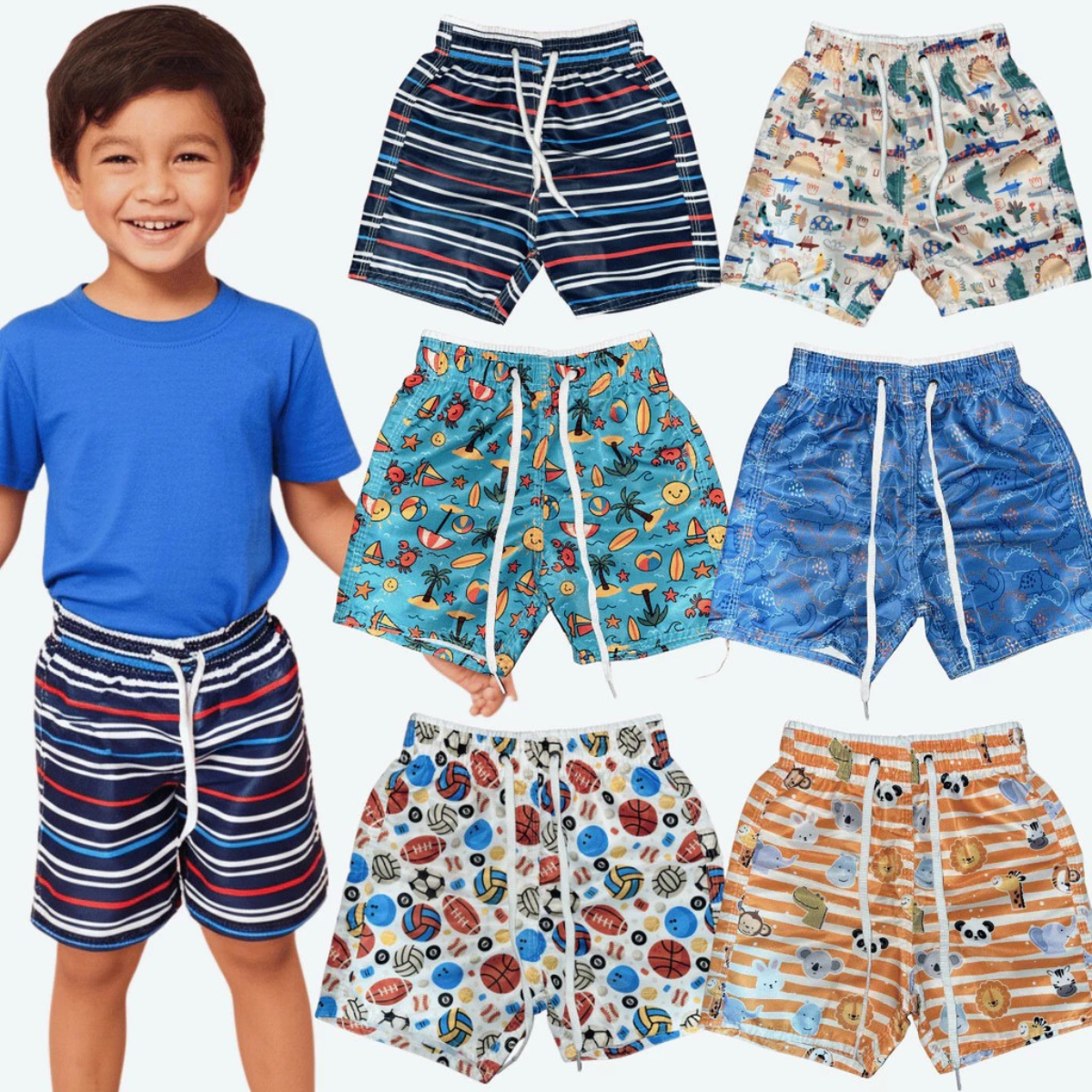 + 27 peças vendidas      Kit 10 Shorts Infantil Cores Variadas
