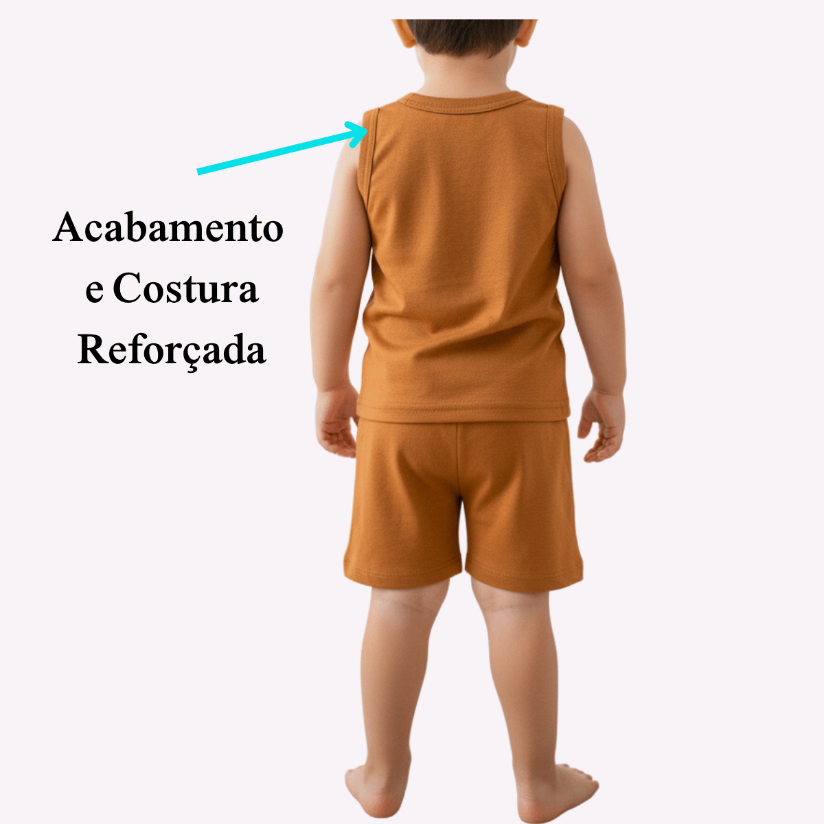 + 20 peças  vendidas        Kit 3 Conjunto Infantil Regata e Bermuda Masculino
