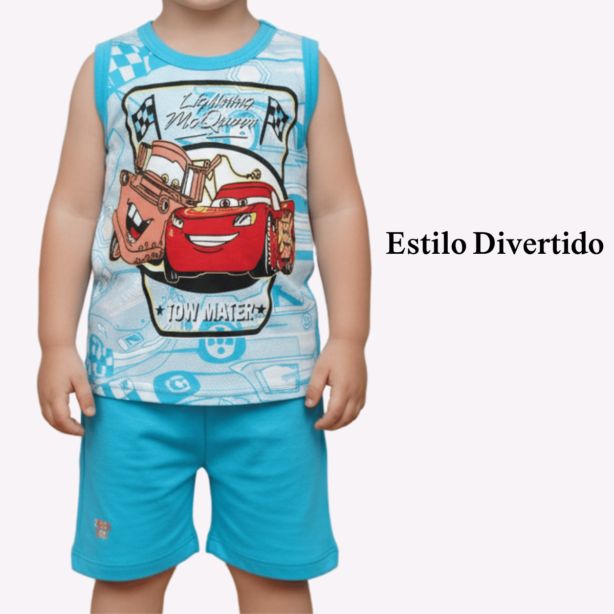 + 20 peças  vendidas        Kit 3 Conjunto Infantil Regata e Bermuda Masculino