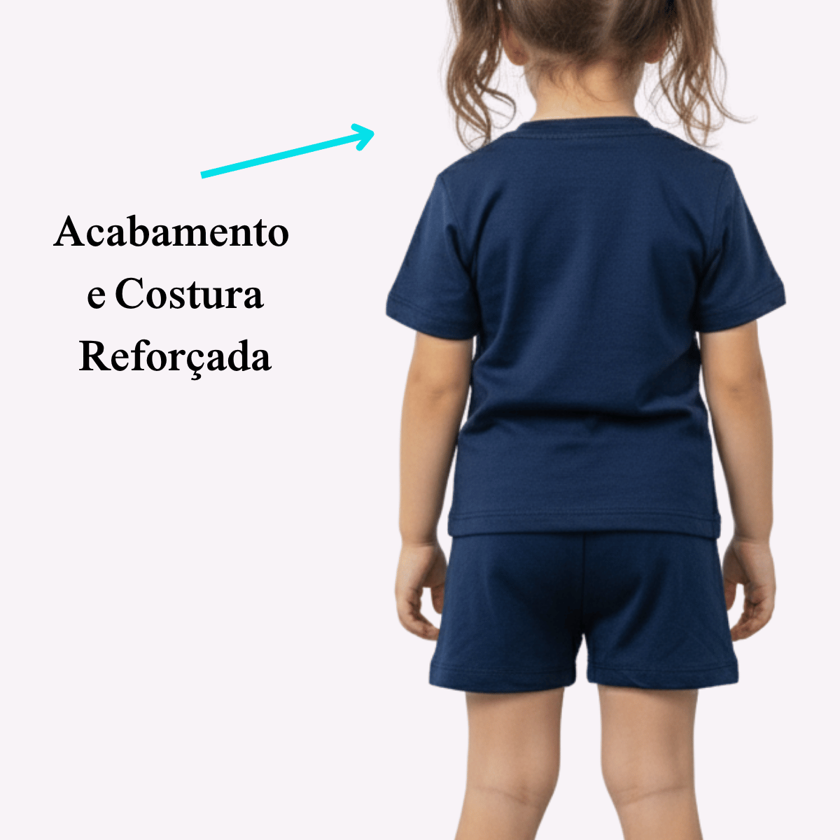 + 35 peças vendidas     Kit 5 Conjuntos Infantil com Mangas e Bermuda Feminina Variada