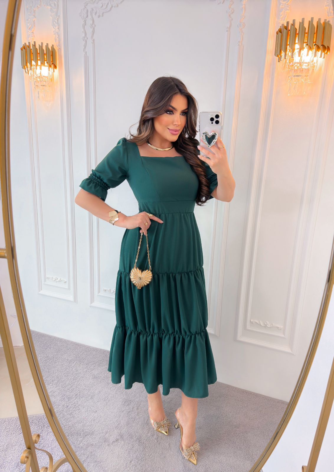 Vestido Estilo Evangélica Clássico