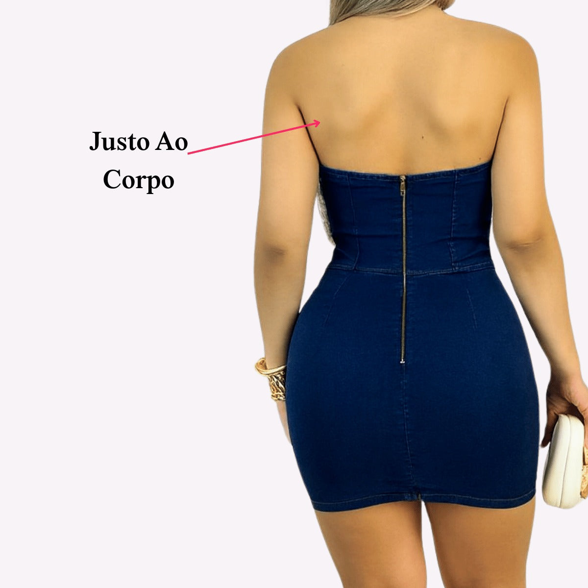 Vestido com Lycra Estilosa