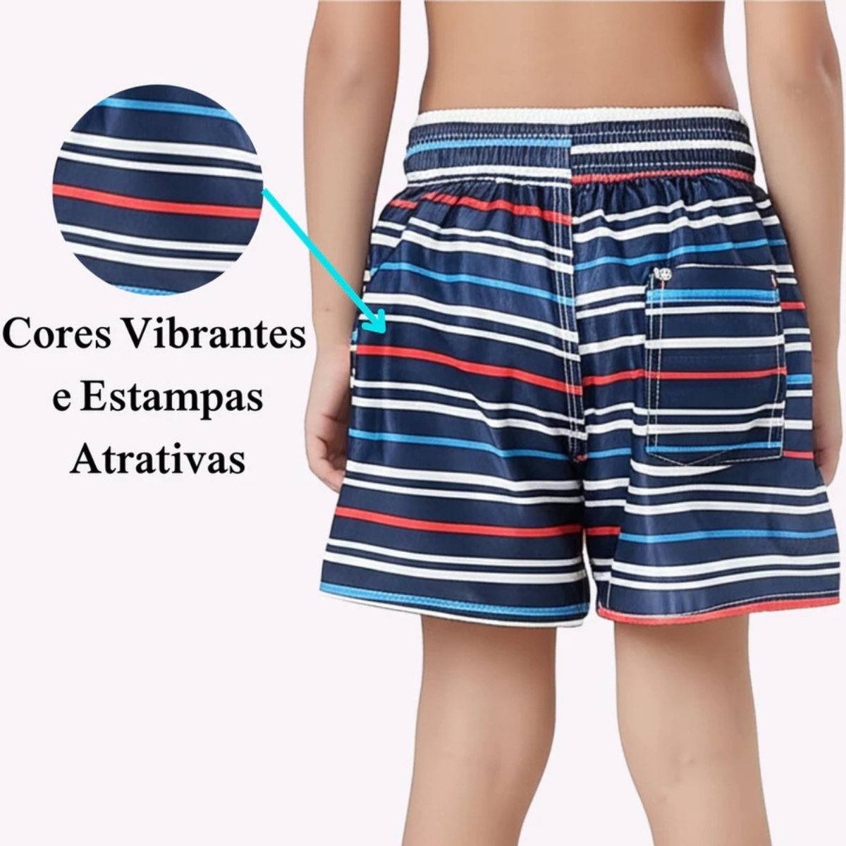 + 27 peças vendidas       Kit 2 Shorts Infantil Cores Variadas