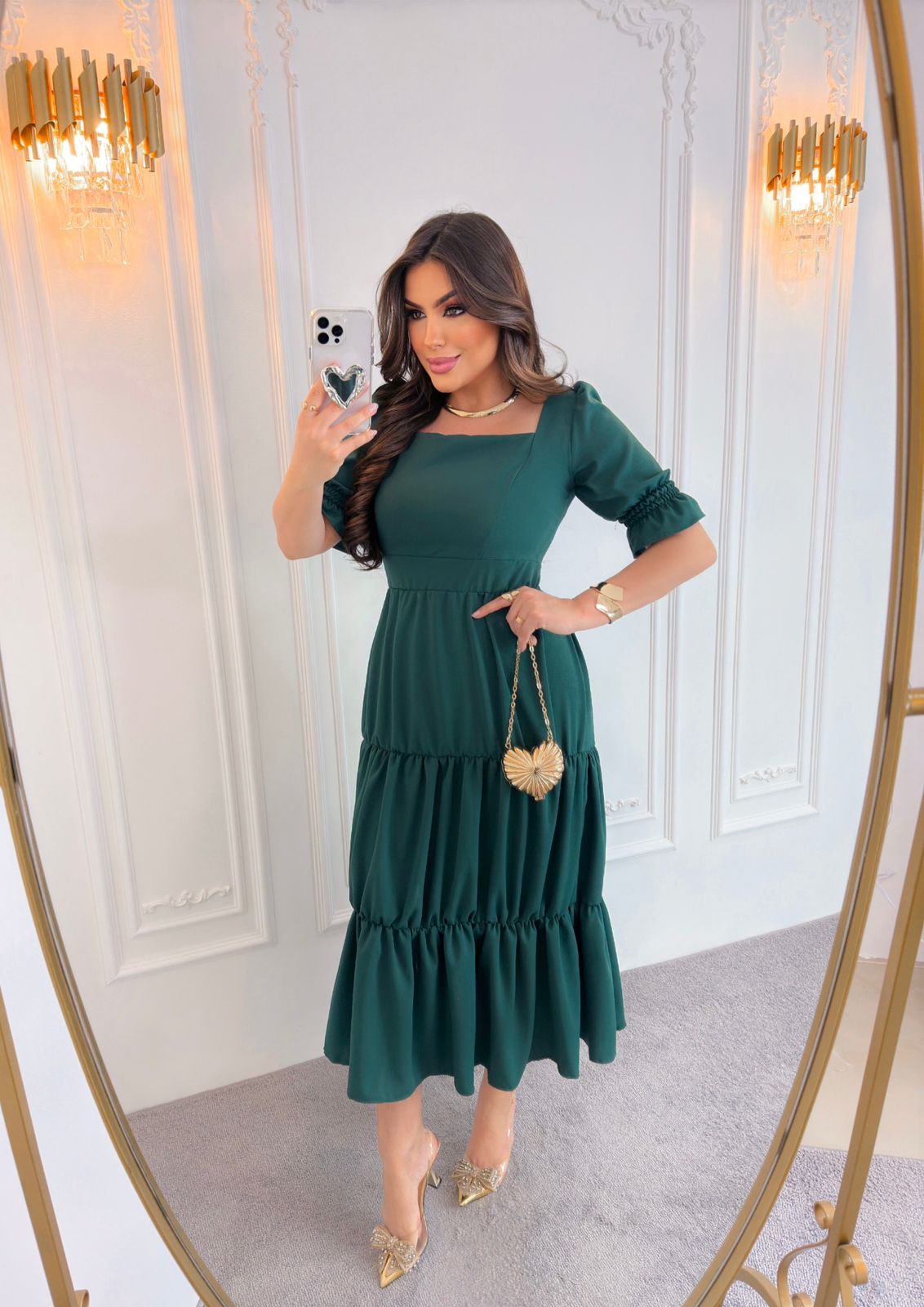 Vestido Estilo Evangélica Clássico