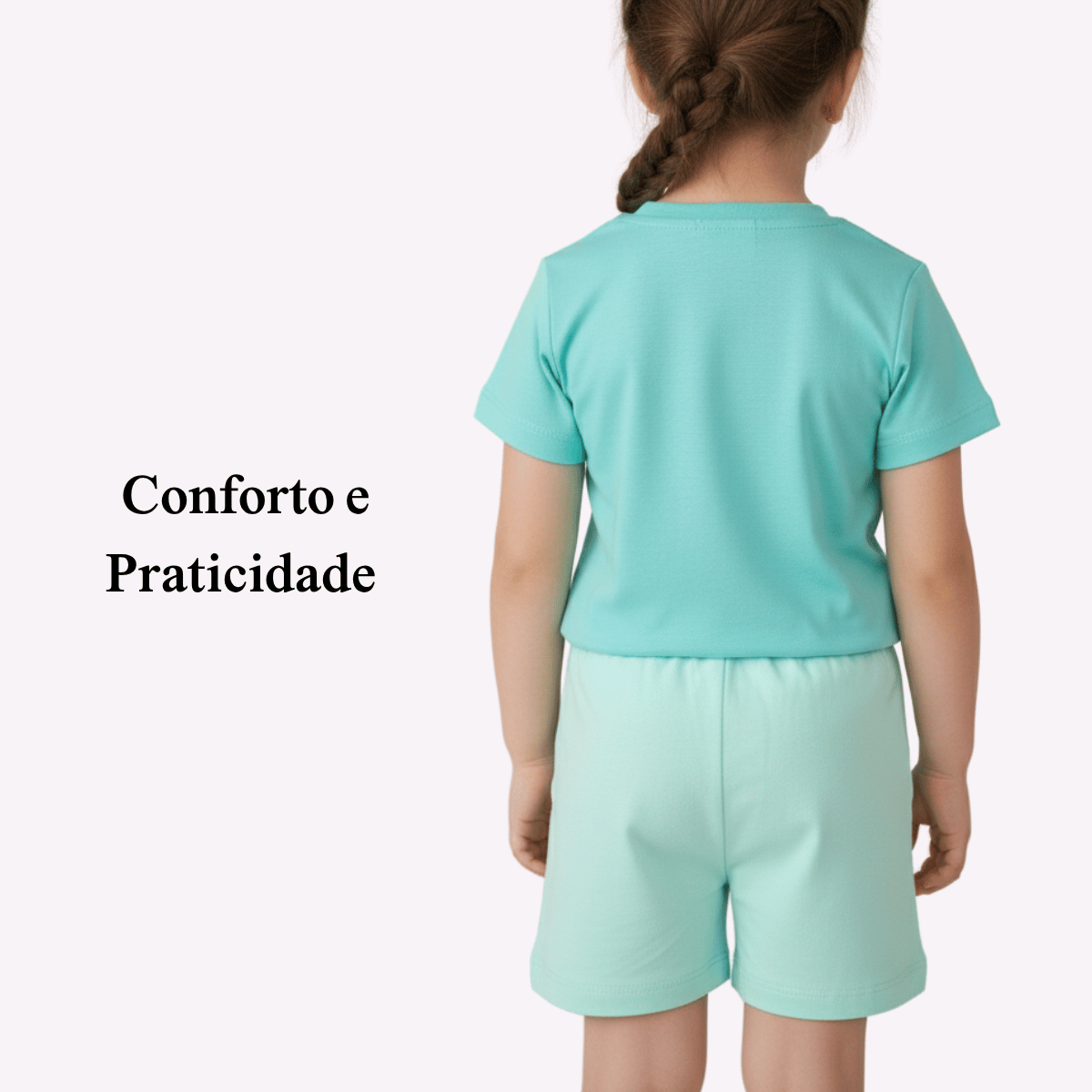 + 35 peças vendidas     Kit 5 Conjuntos Infantil com Mangas e Bermuda Feminina Variada
