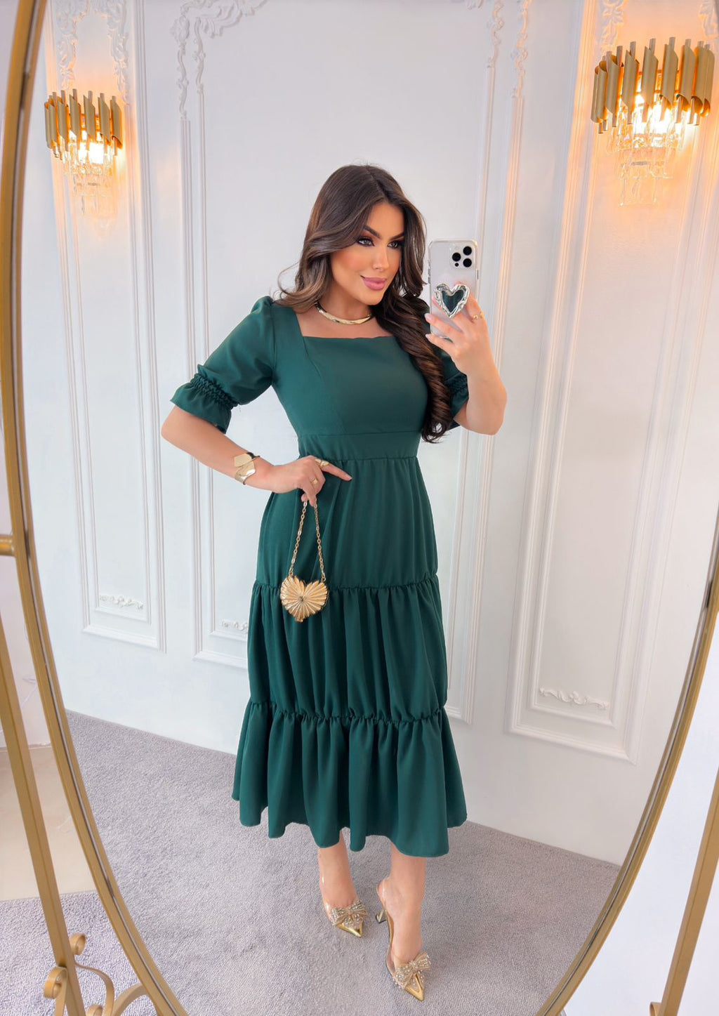 Vestido Estilo Evangélica Clássico