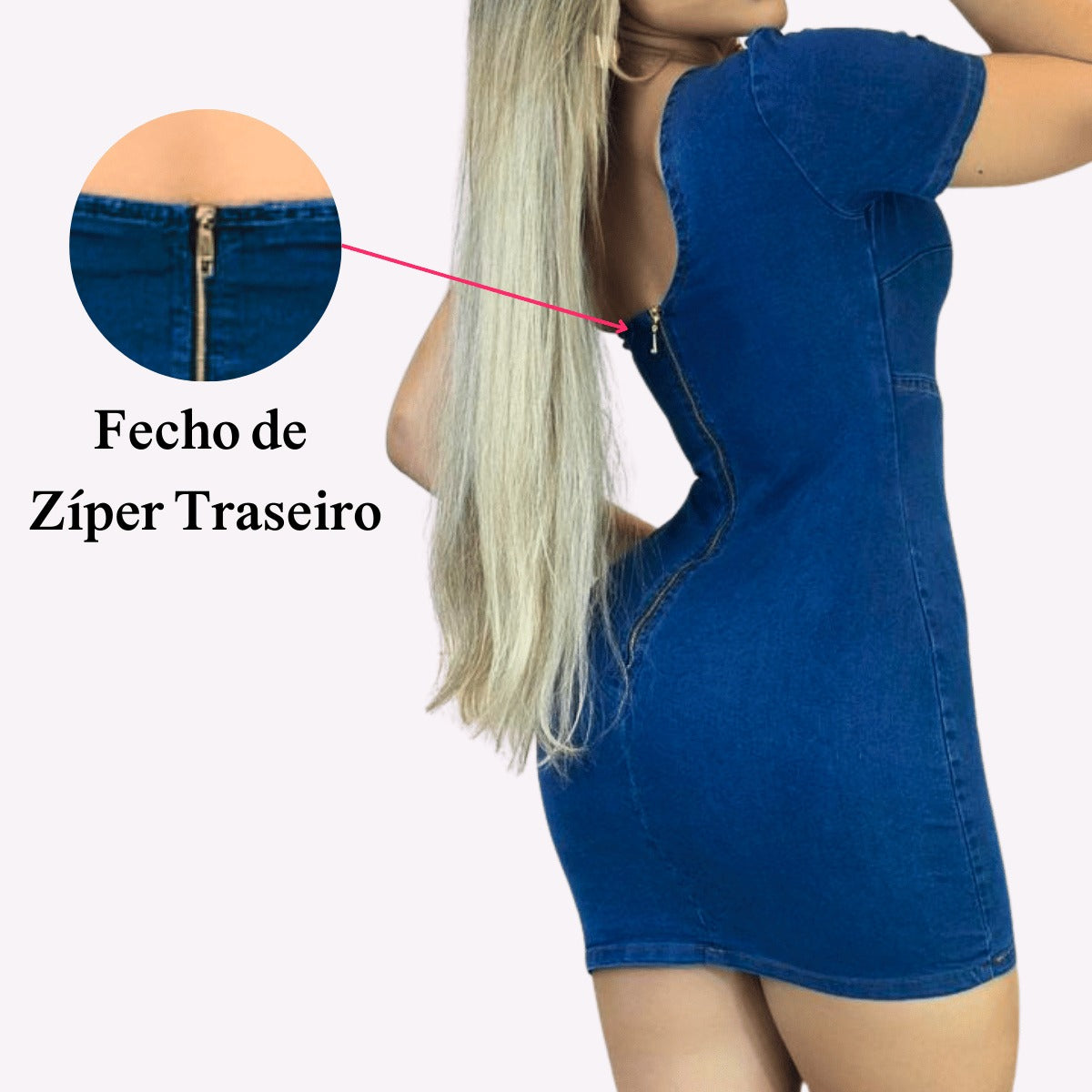 Vestido com Lycra Vivestta