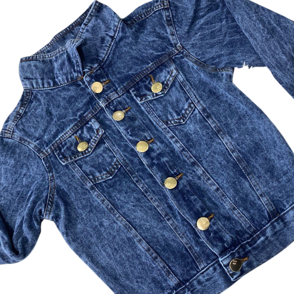 Jaqueta Denim Jackets Azul Escura Promoção Desconto