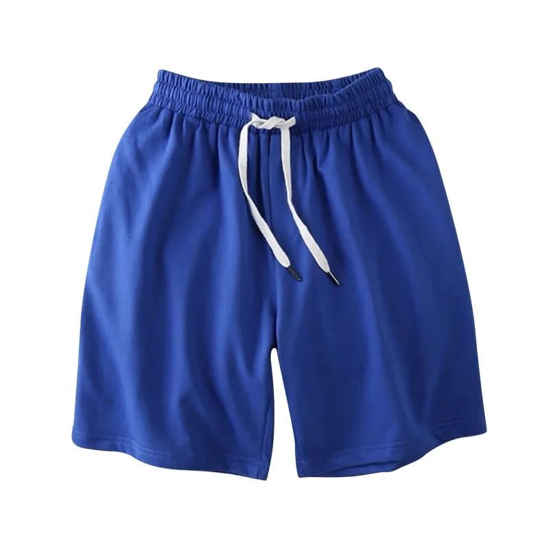 Calções de banho masculinos casuais sólidos, esportivos com secagem rápida