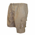 Shorts cargo tático masculino, calções militares da moda com bolso.