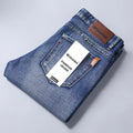 Calça jeans masculina Wthinlee 8 modelos primavera outono, casual, reta, elástica