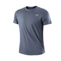 Camiseta masculina de manga curta, secagem rápida, para academia, corrida