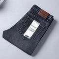 Calça jeans masculina Wthinlee 8 modelos primavera outono, casual, reta, elástica