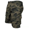 Shorts cargo tático masculino, calções militares da moda com bolso.