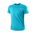 Camiseta masculina de manga curta, secagem rápida, para academia, corrida