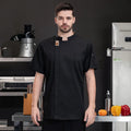 Jaqueta de chef unissex, camisas de cozinha de verão