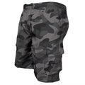 Shorts cargo tático masculino, calções militares da moda com bolso.