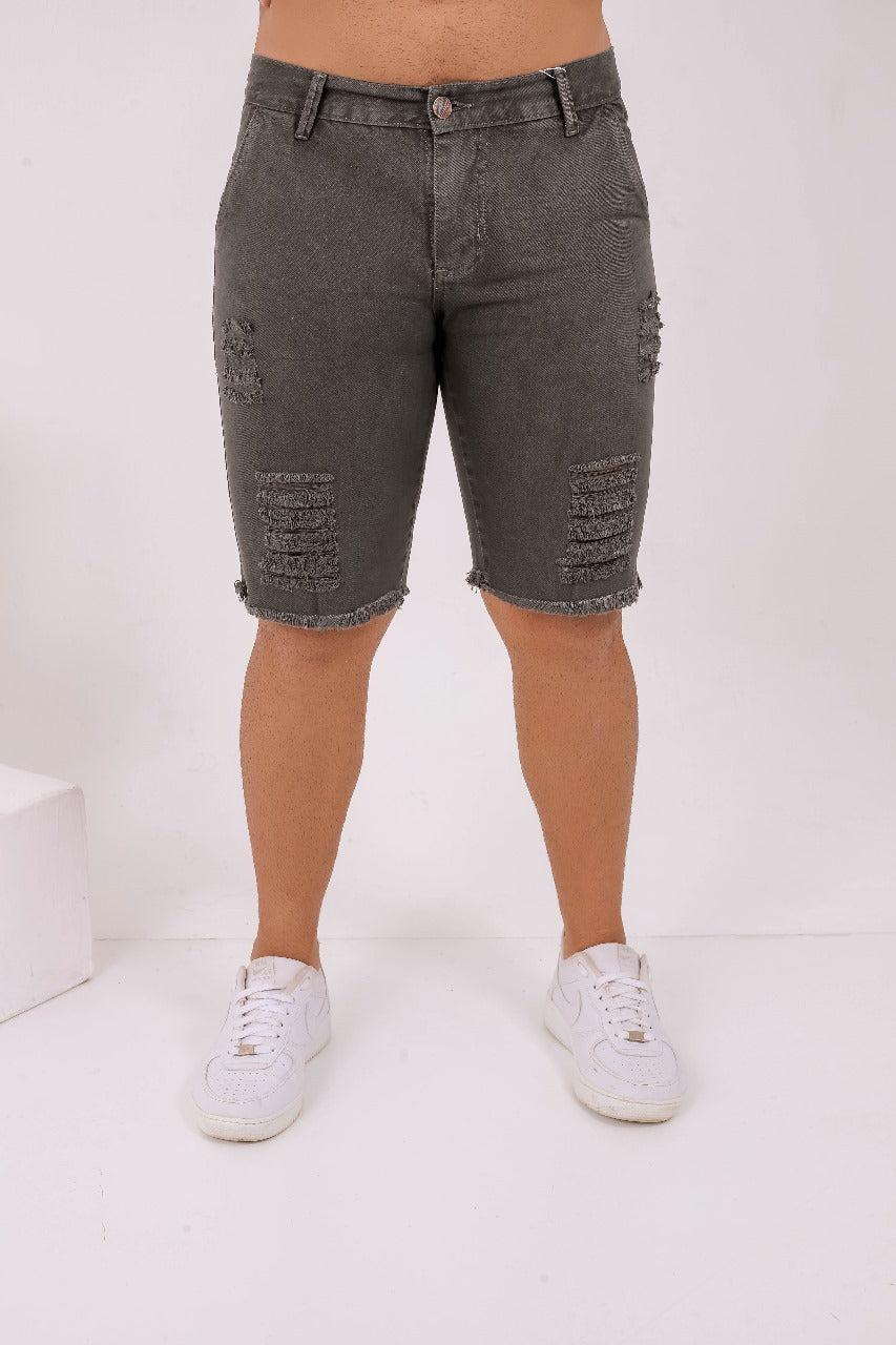Bermuda Jeans Masculina Grafite