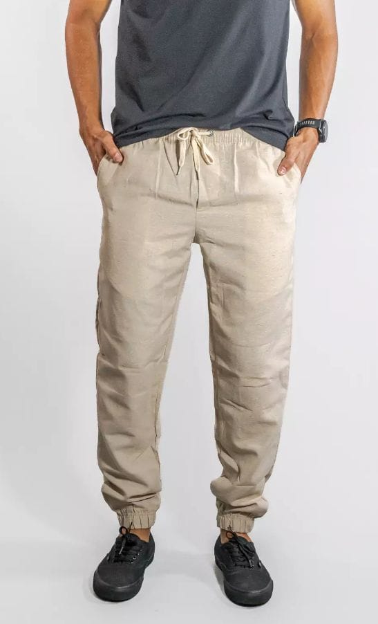 Calça Jogger Linho