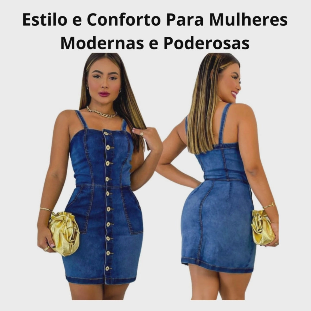 Vestido Jeans Claro