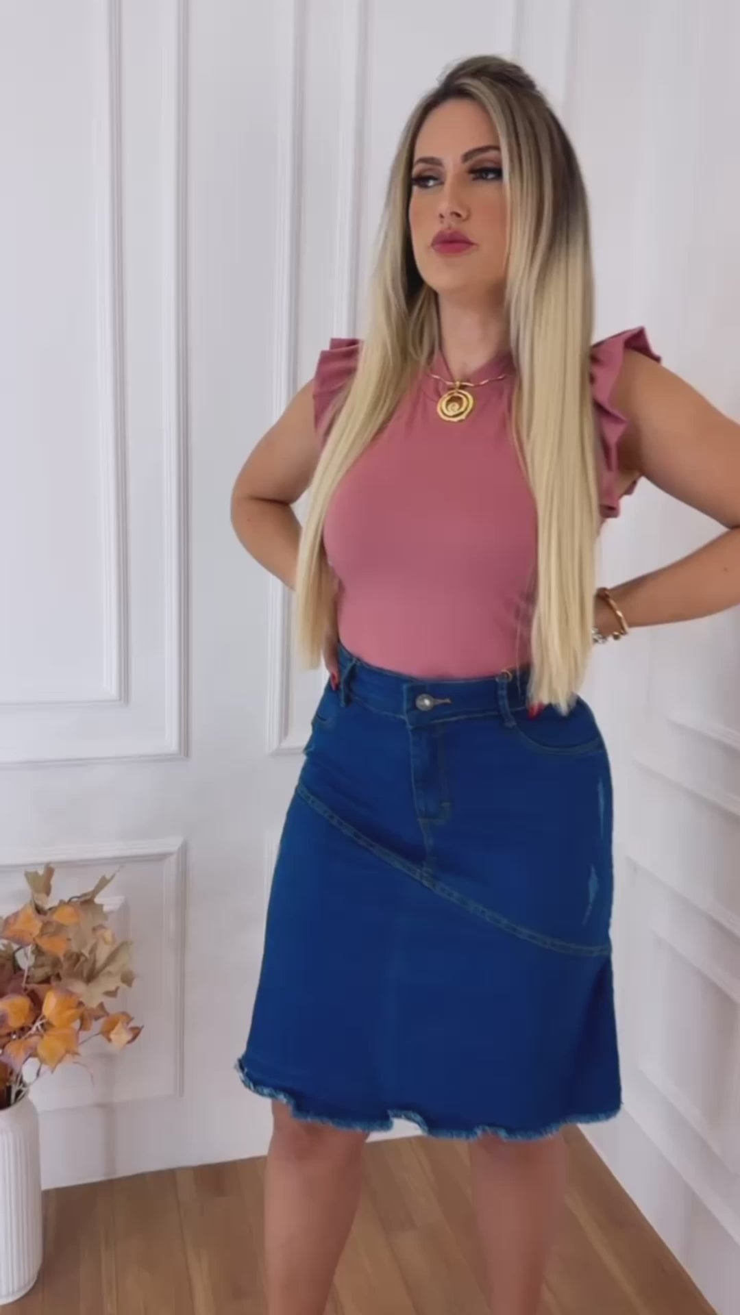 Saias Jeans Evangélica Charmosa
